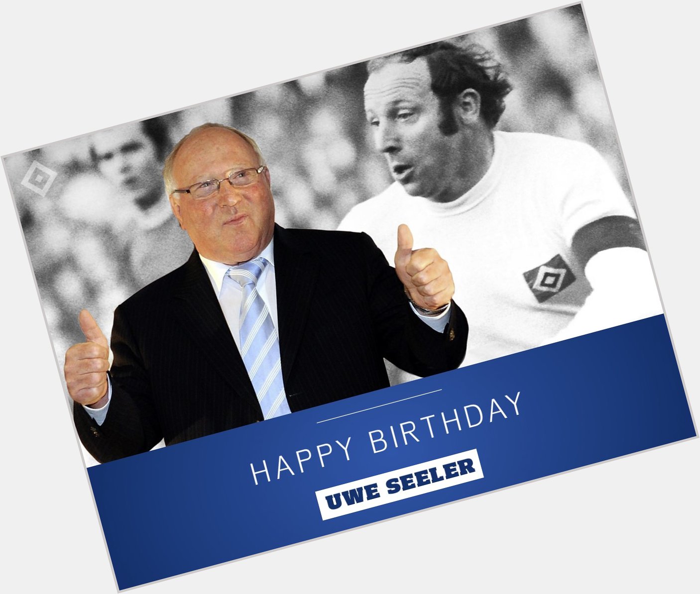 No man embodies our club as much as this man... Happy 82nd Birthday, Uwe Seeler!    