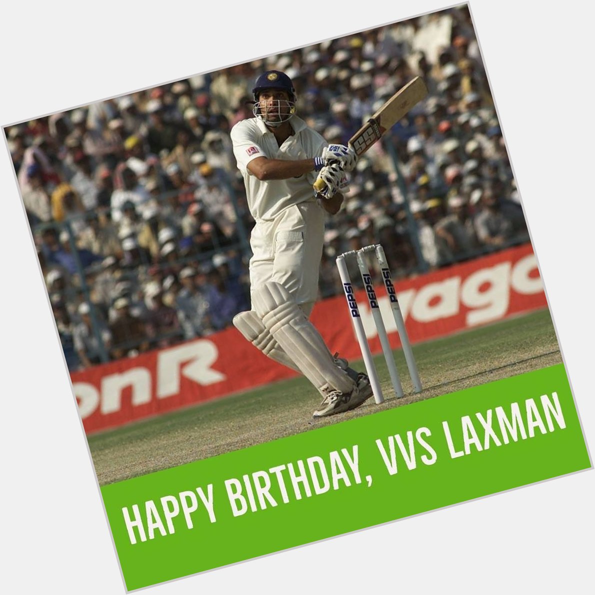 Happy birthday V.V.S Laxman  