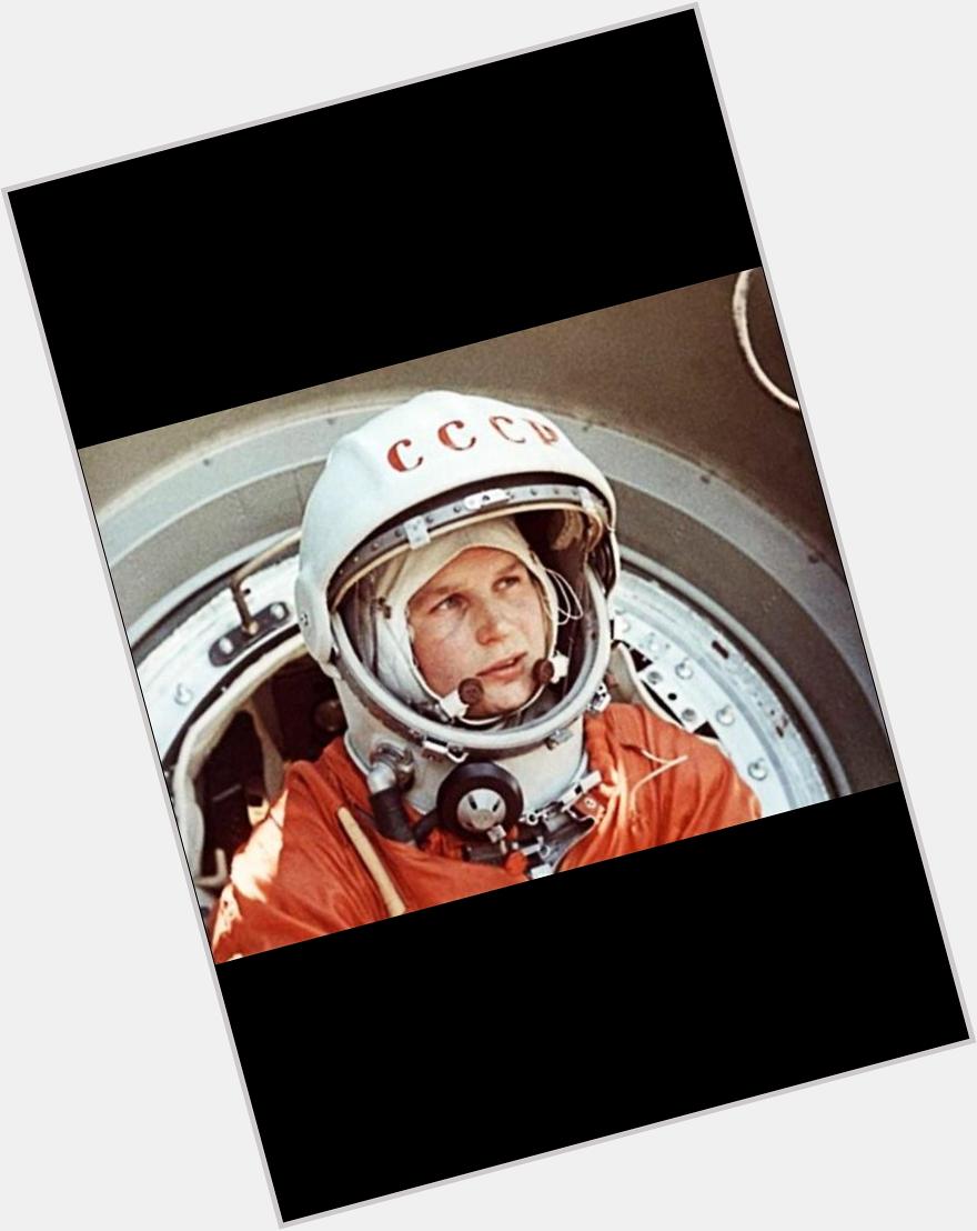 Happy Birthday to cosmonaut Valentina Tereshkova.
She was the 1st woman in space in 1963. 