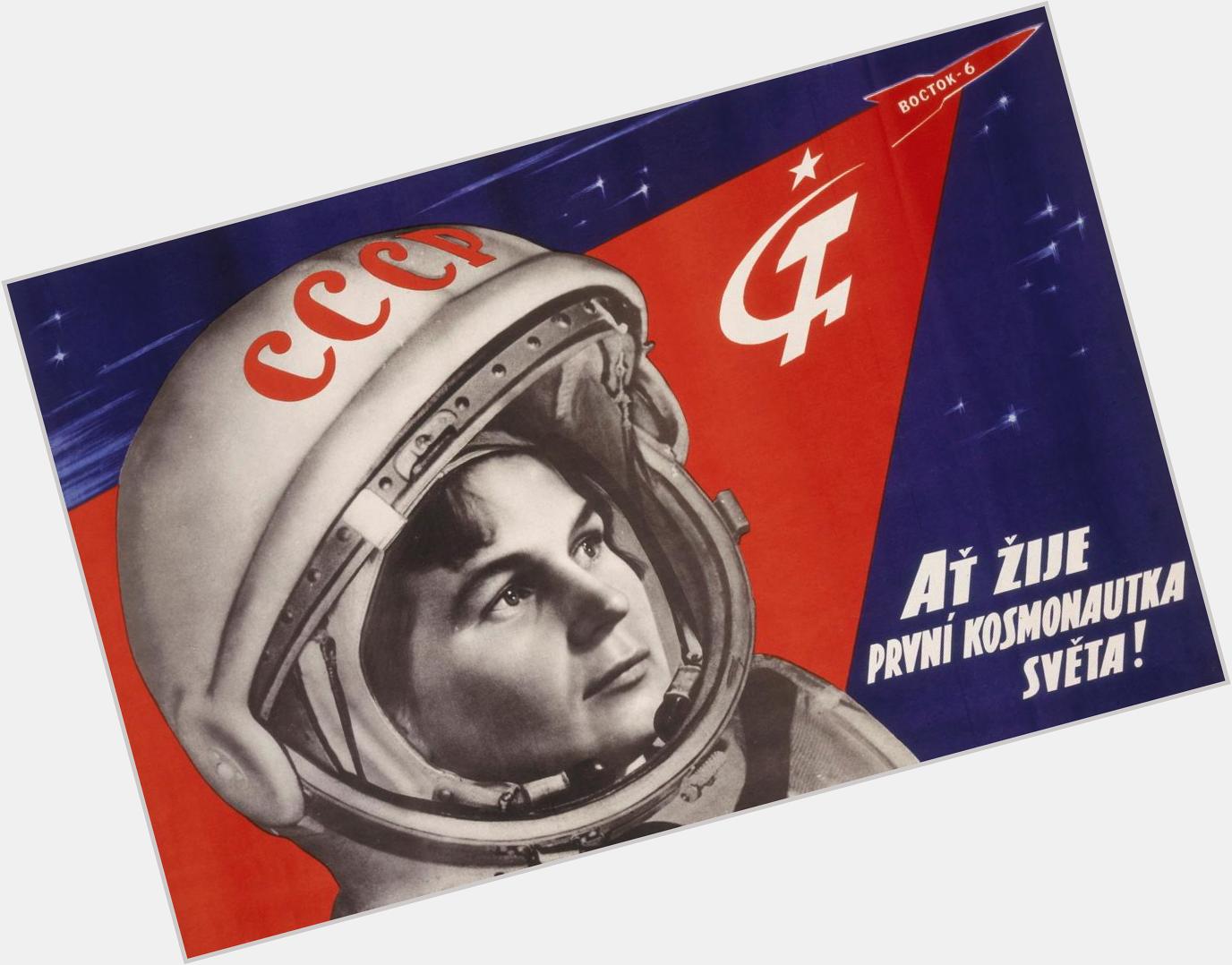 Happy birthday Valentina Tereshkova, first woman to have flown in space in 1963, is 80 years old today... 
