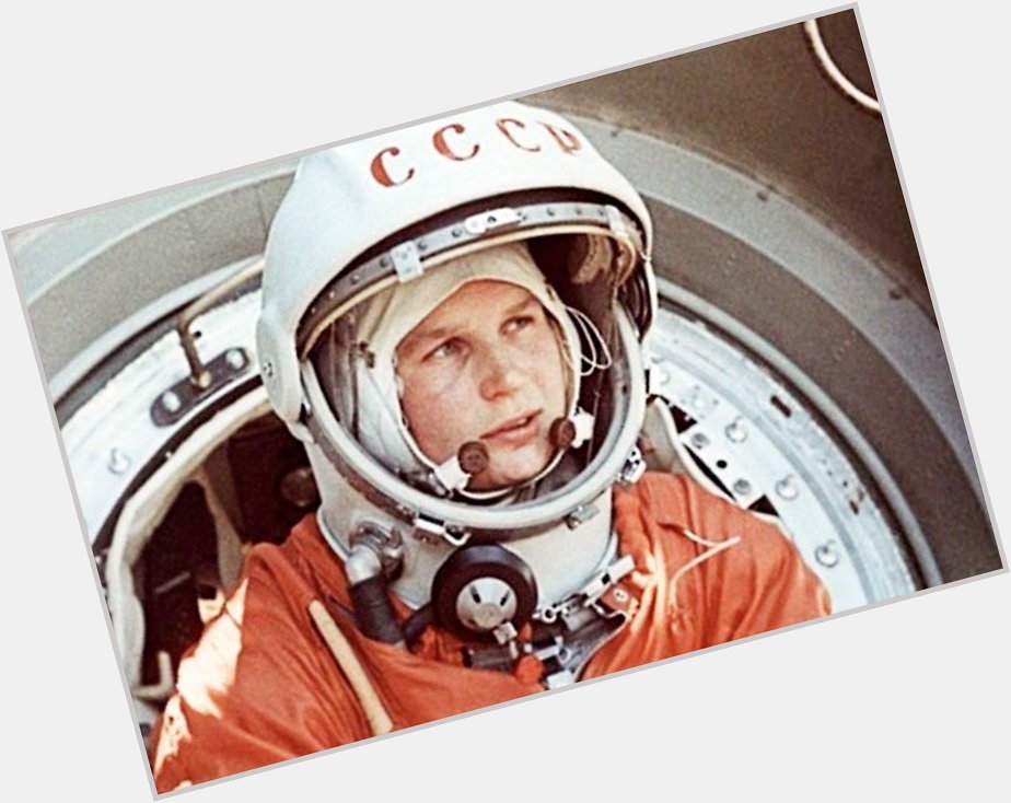 Valentina Tereshkova is 80 today! First woman in space. One of my heroines. Happy birthday! 
