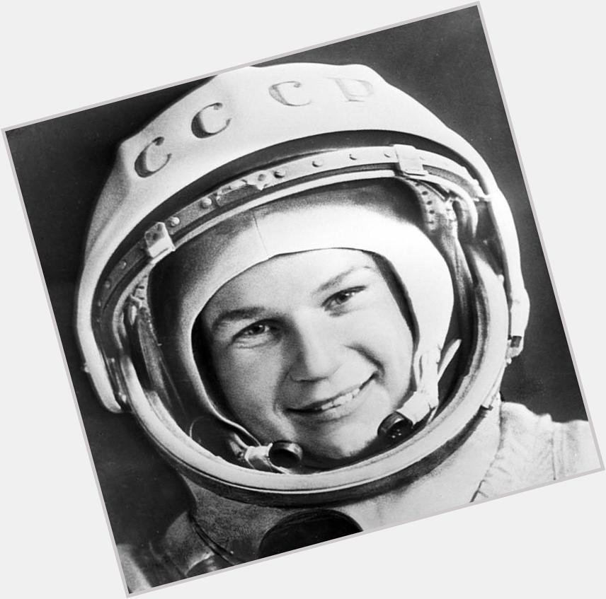 A very happy birthday to the first woman in space, Valentina Tereshkova.    