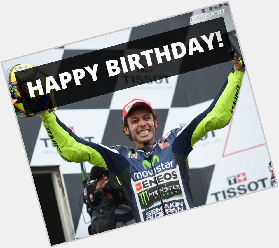 HAPPY BIRTHDAY: \The Doctor\ Valentino Rossi is 36 today. 