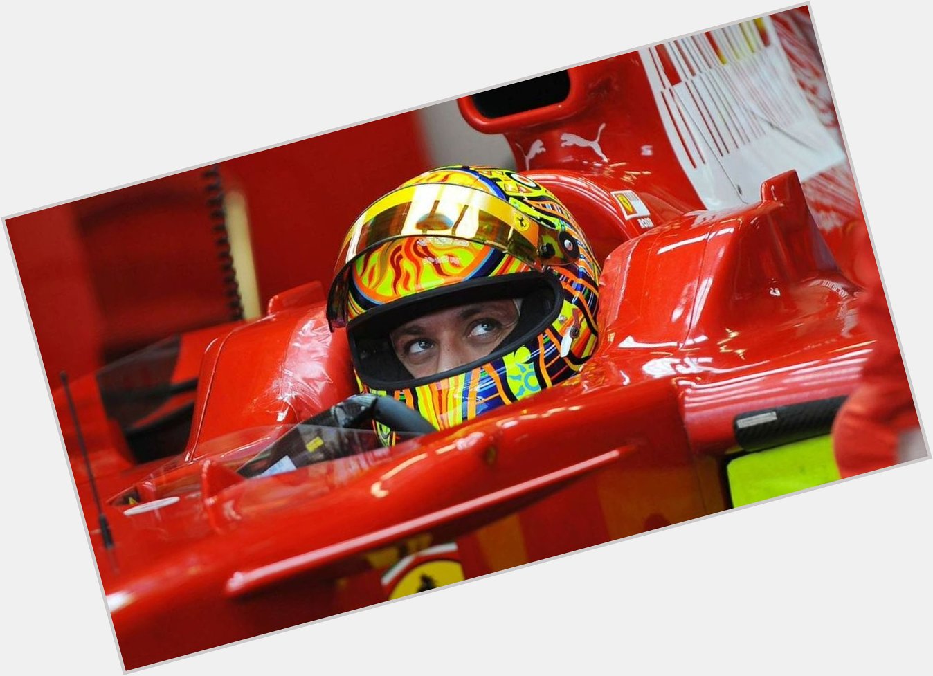 Happy Birthday Valentino Rossi!    (Ferrari F2004/F2005/F2008)  