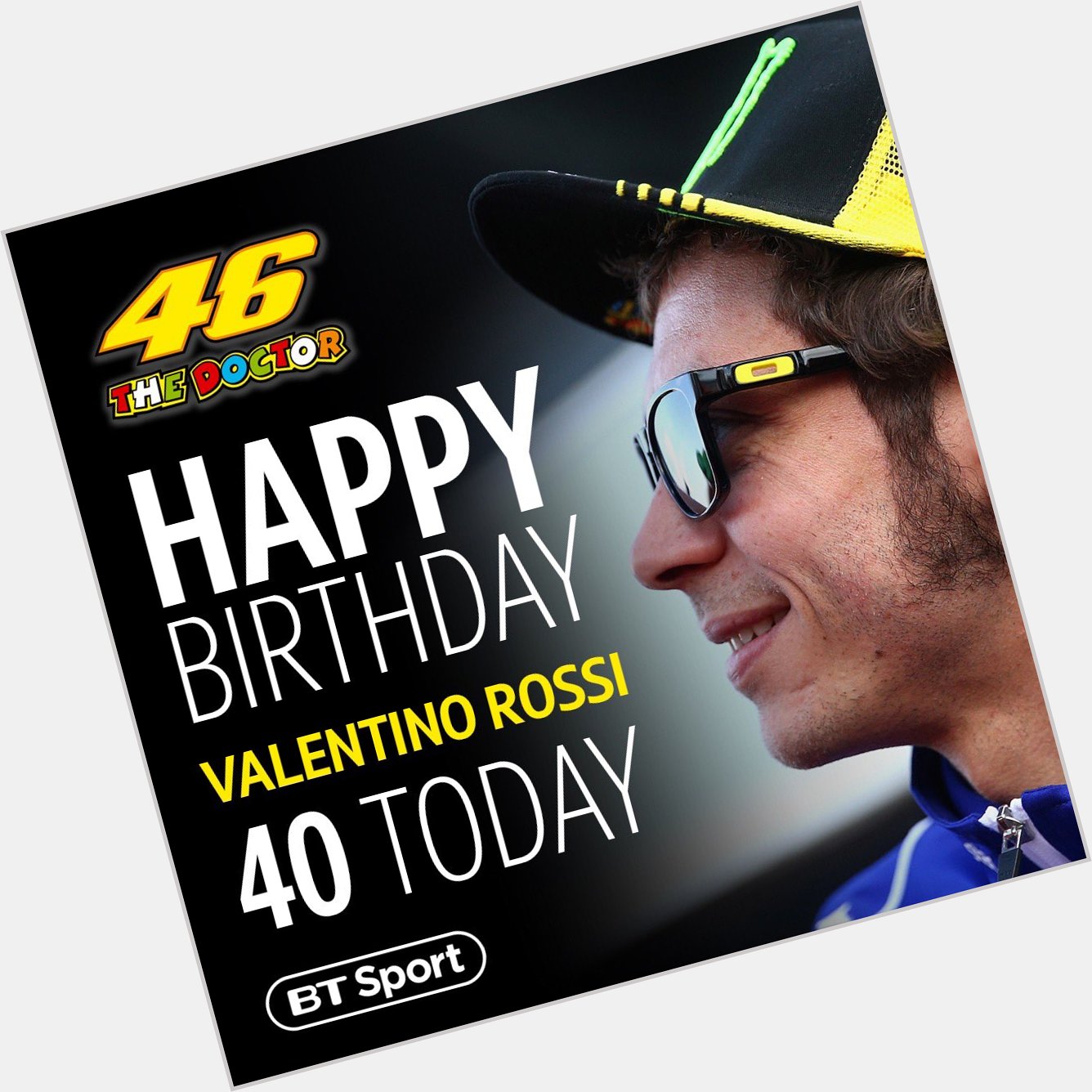 Happy birthday, Valentino Rossi!

40-years-old and still going strong A true sporting legend  
