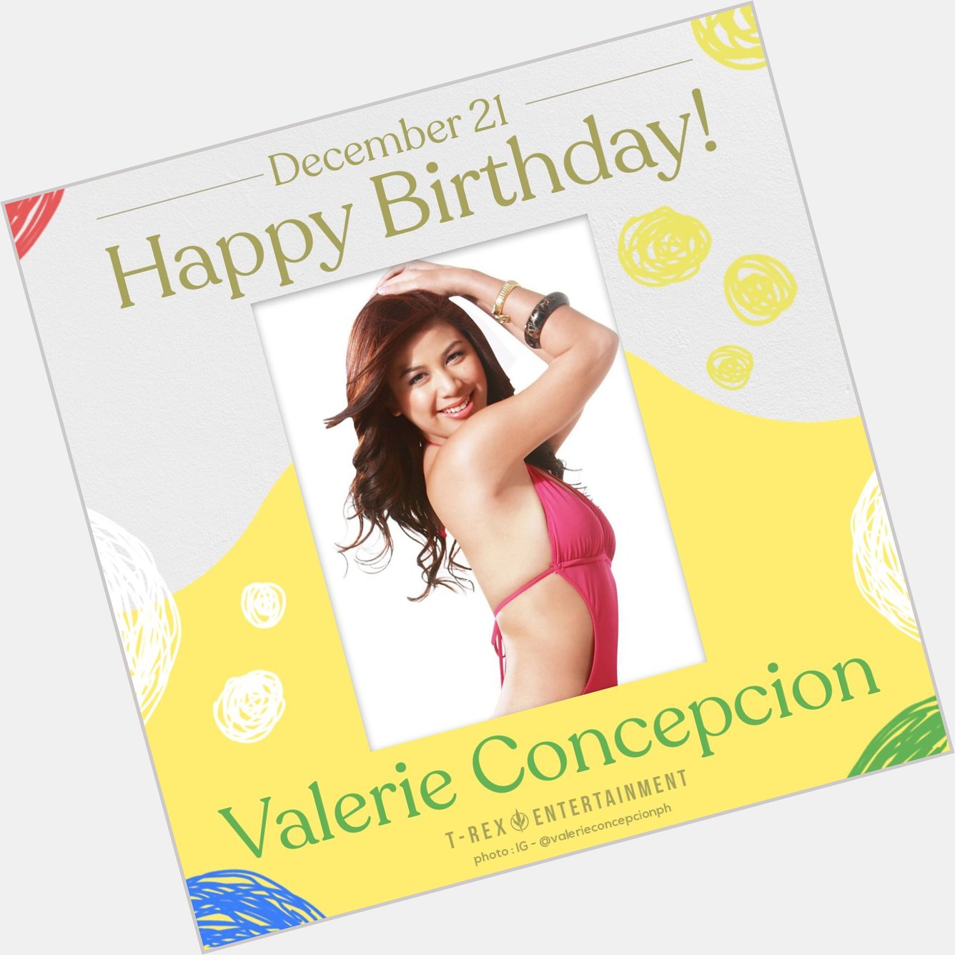 Happy birthday to you, Valerie Concepcion! We wish you happiness and continued blessings in life. :) 