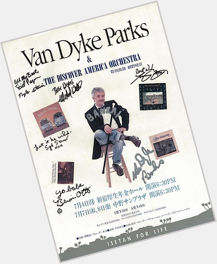 Happy 75th Birthday to Maestro Van Dyke Parks! 