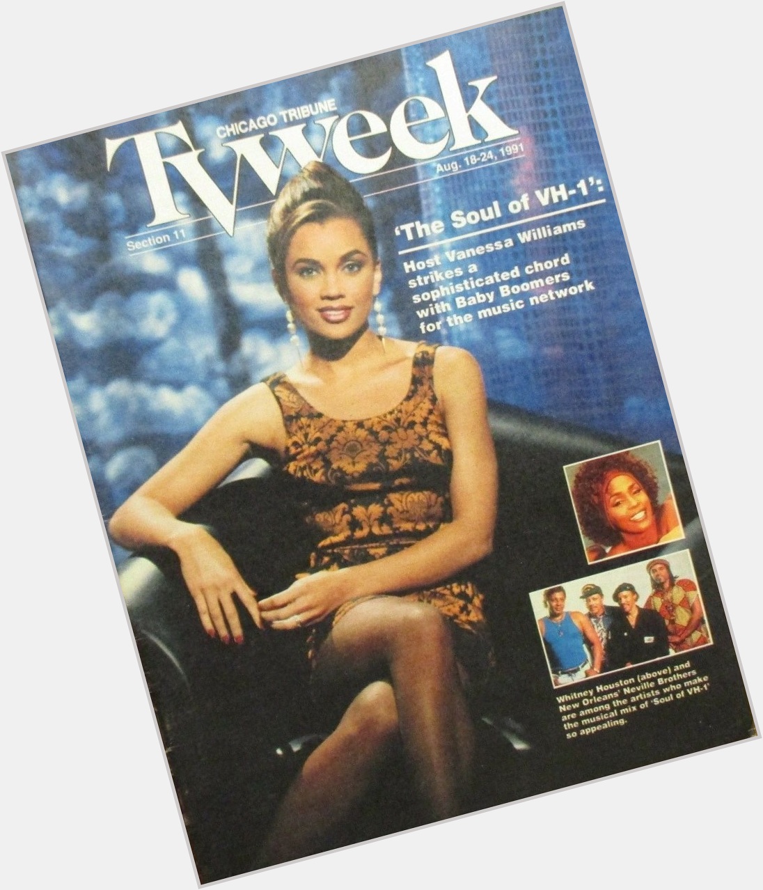 Happy Birthday to Vanessa Williams, born on this day in 1963
Chicago Tribune TV Week.  August 18-24, 1991 