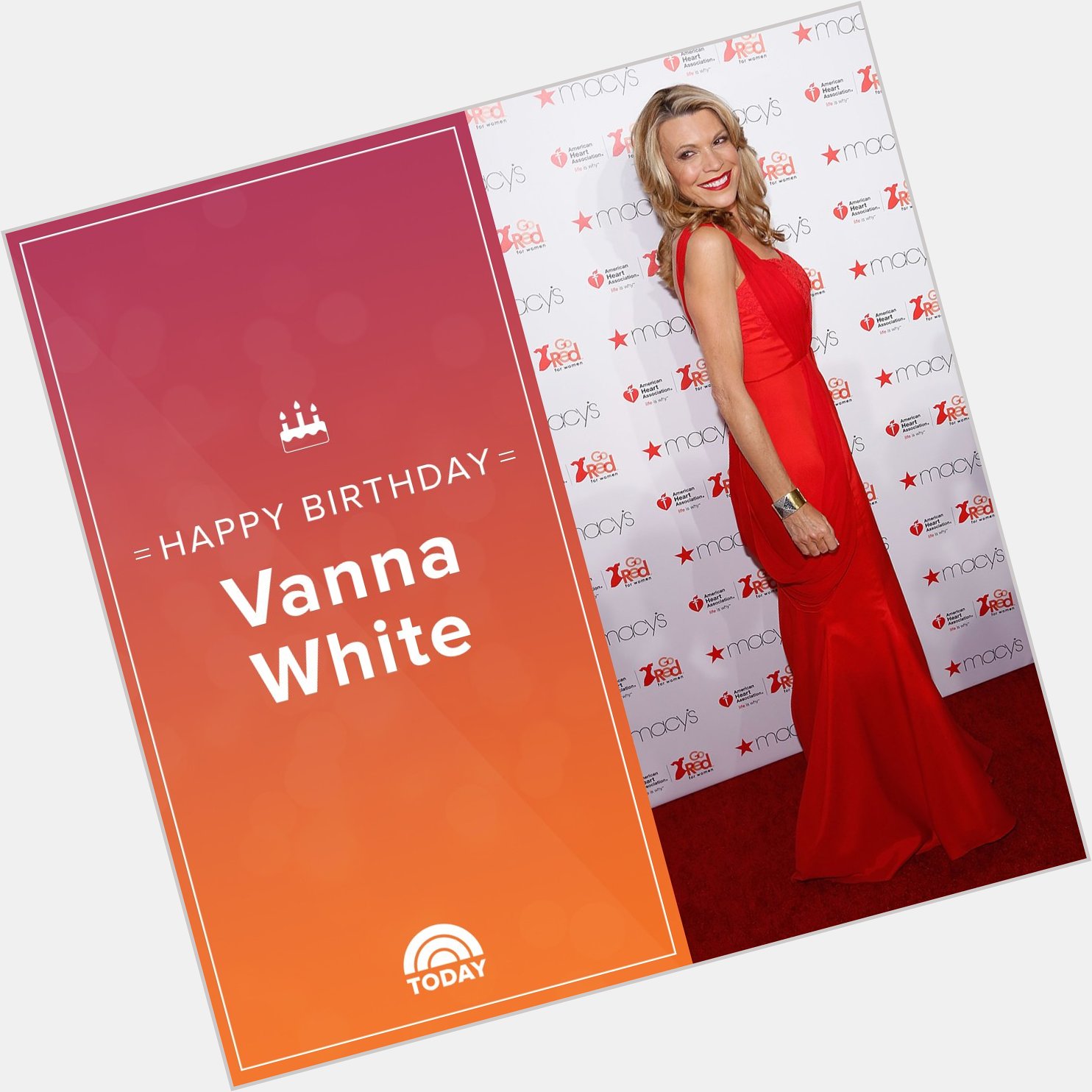 Happy birthday, Vanna White!  