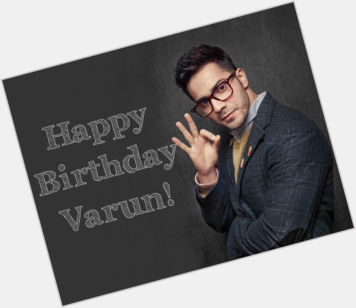 Happy Birthday Varun Dhawan! 