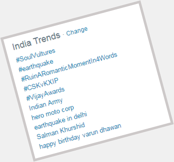 \" Happy Birthday Varun Dhawan is trending over again!!!!  