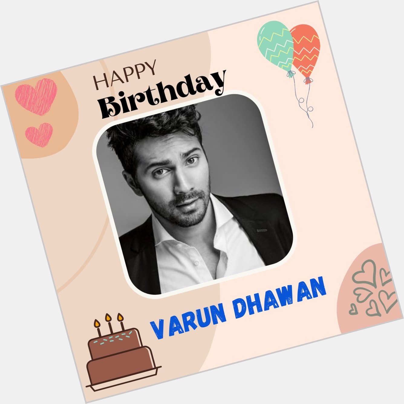 Here\s wishing the Bawaal Hero - Varun Dhawan a very happy birthday!!  