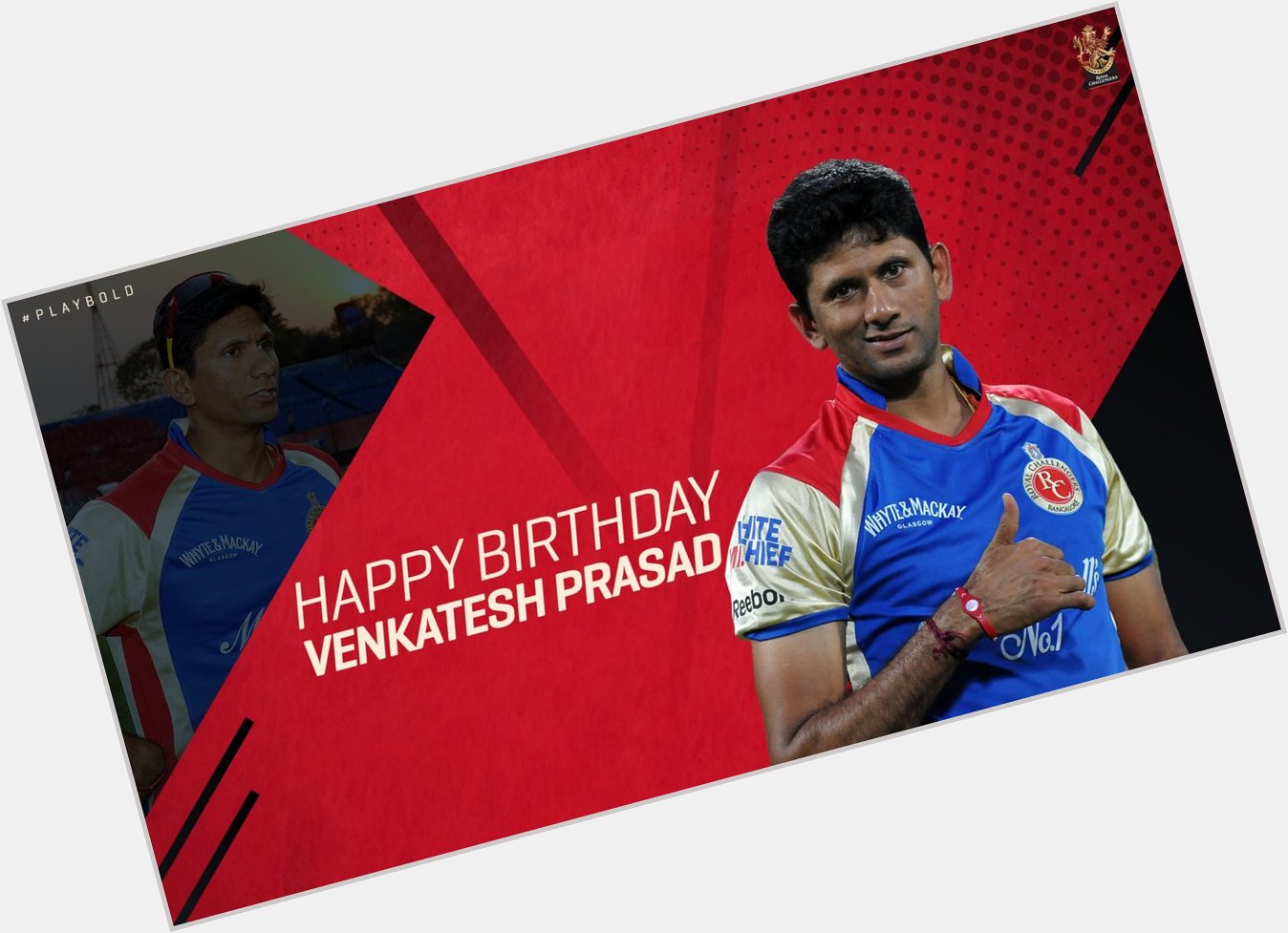 Here s wishing India legend and former RCB bowling coach, Venkatesh Prasad, a very Happy Birthday!  