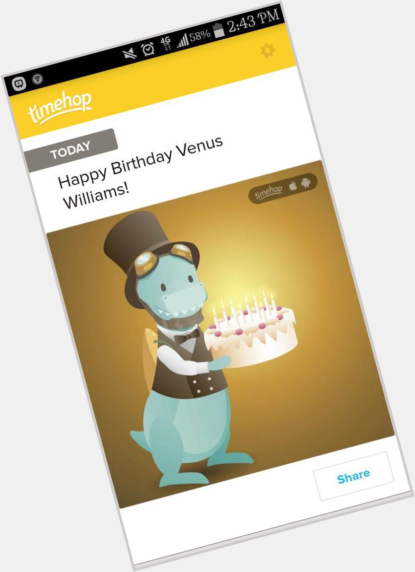 Why does have Abe the dinosaur dressed like Abe Lincoln to tell Venus Williams happy birthday? 