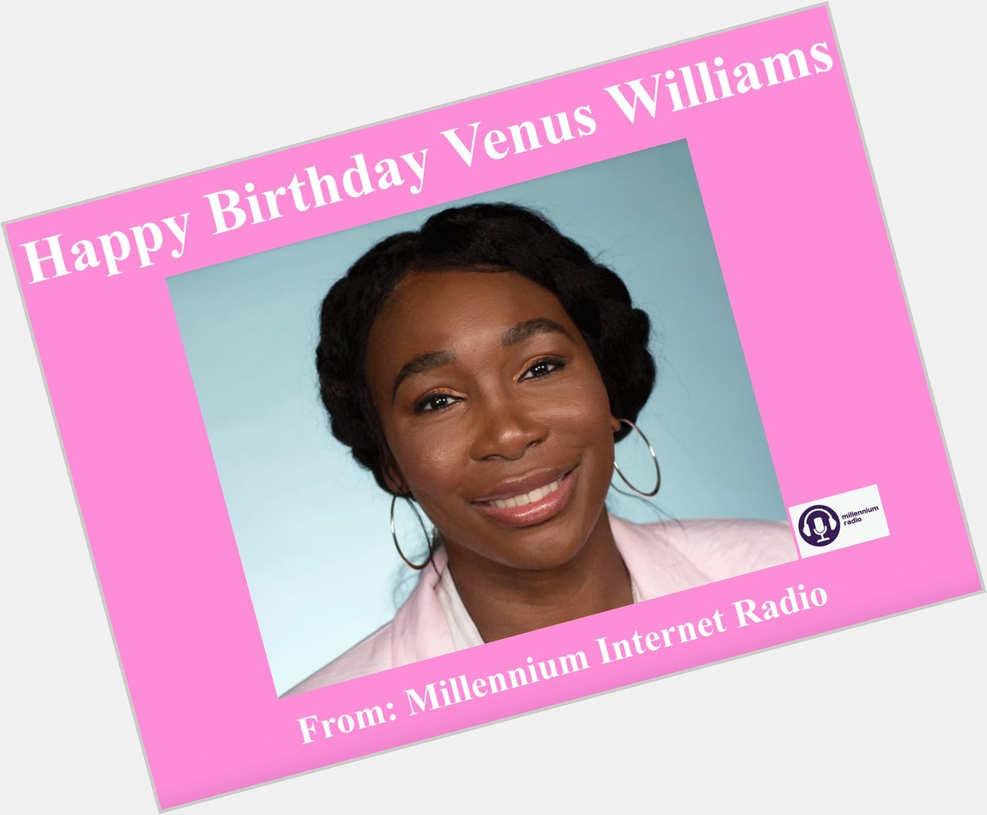 Happy Birthday to professional tennis player Venus Williams!! 