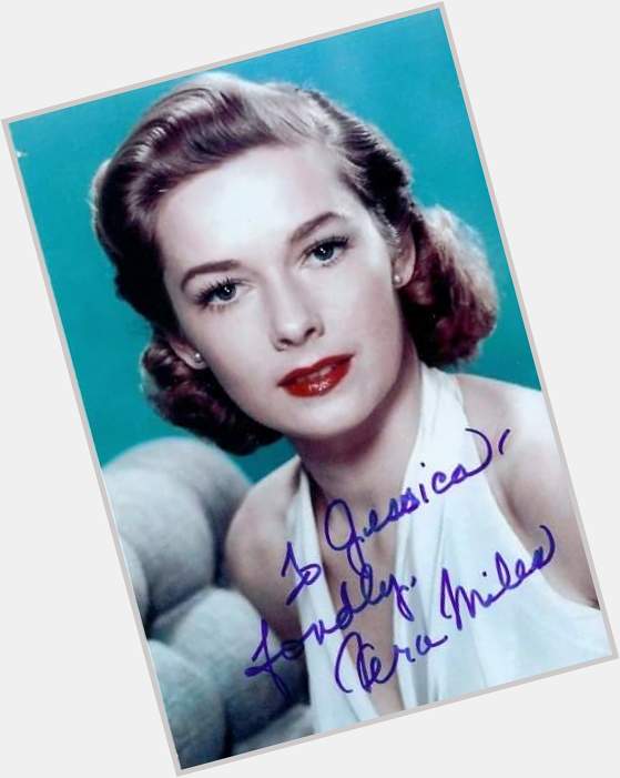 Happy birthday to Vera Miles. In 2008, she sent me her autograph with a sweet note 