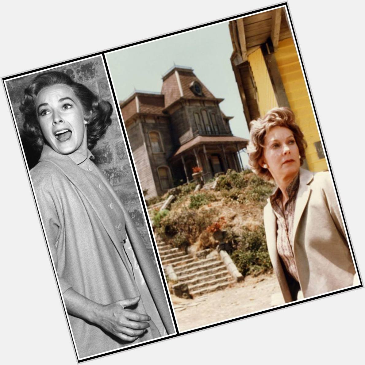 Vera Miles (born August 23, 1929)
Happy 89th Birthday
Photos: 
(L) Psycho (1960)
(R) Psycho II (1983) 