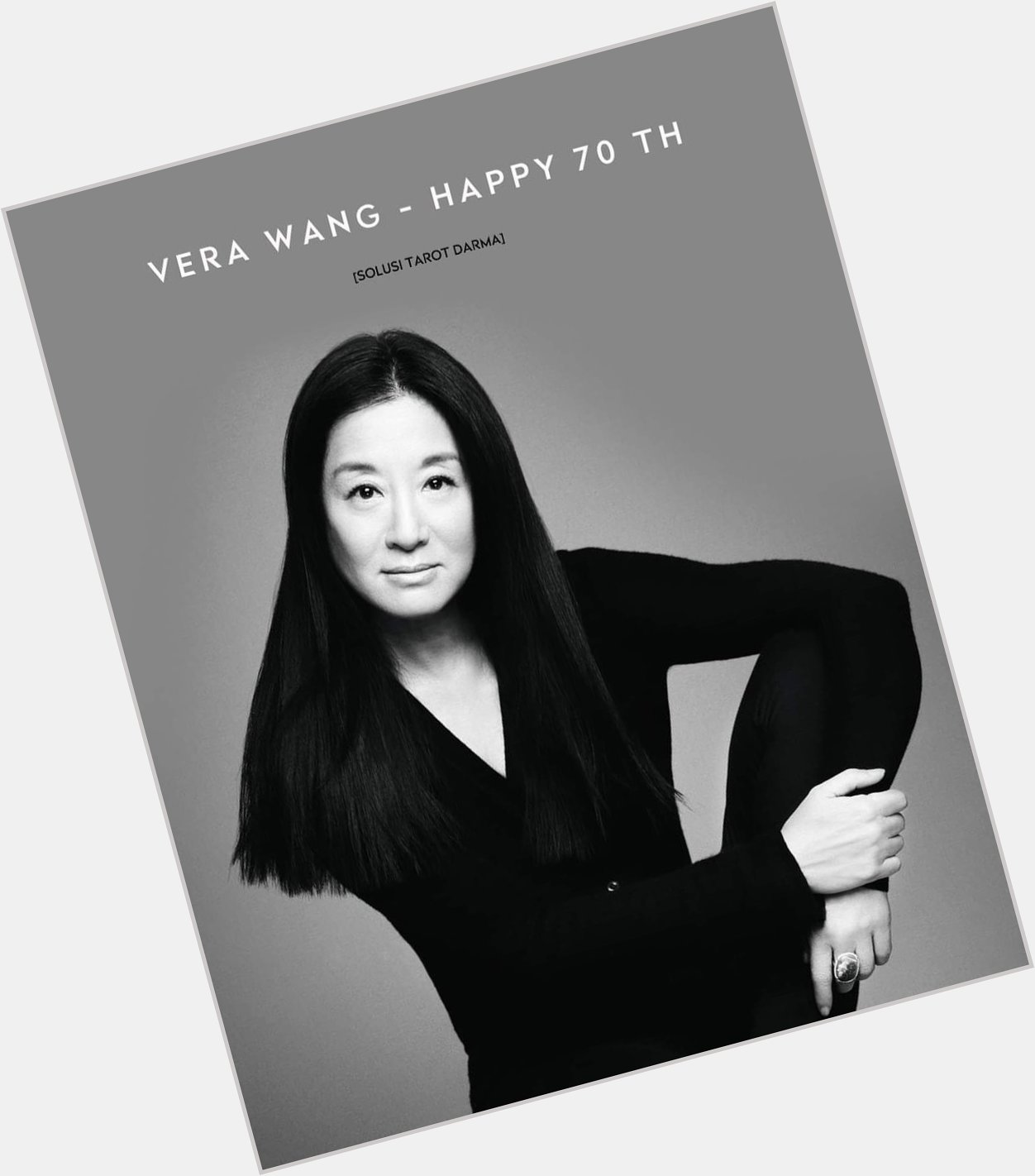 Happy Birthday Vera Wang    