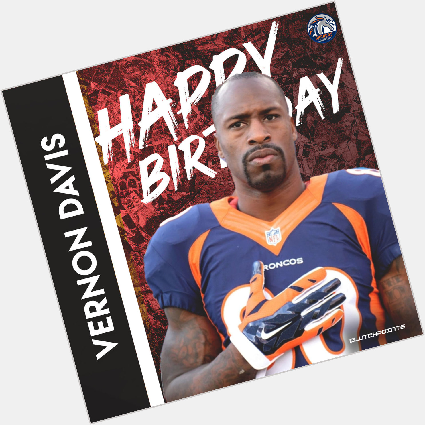 Join Broncos Nation as we wish a happy 37th birthday to Vernon Davis! 