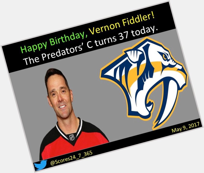  happy birthday Vernon Fiddler! 