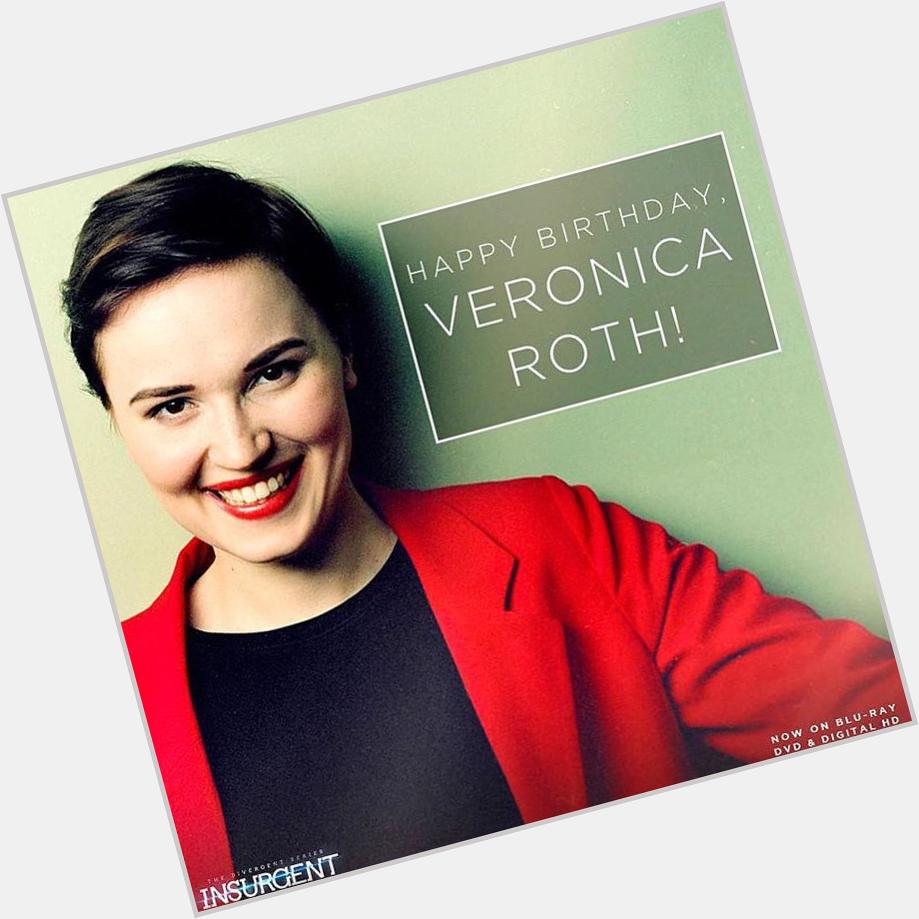 NEW|Happy Birthday, Veronica Roth! 