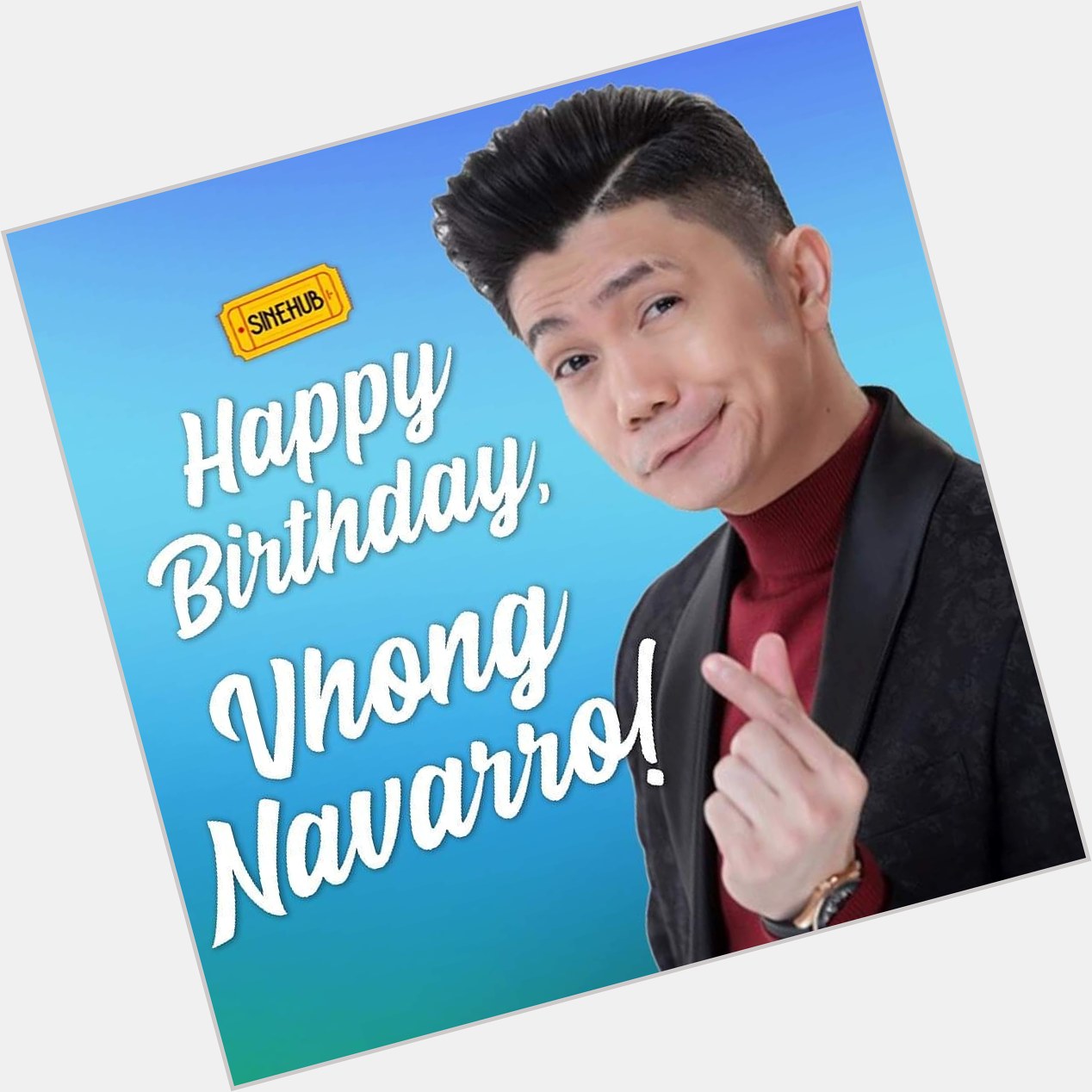 Wishing Vhong Navarro a very happy birthday!     