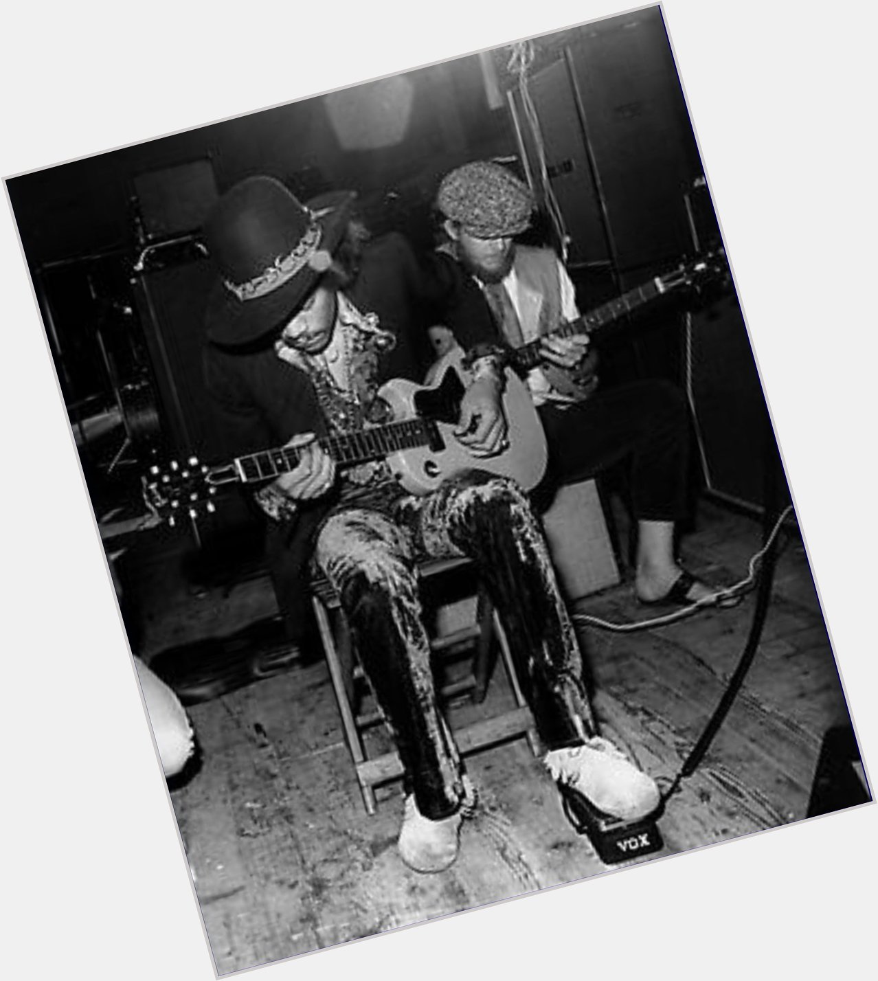 Happy Birthday Vic Briggs of the Animals. Here jamming with Jimi Hendrix (Zurich, May 1968). 