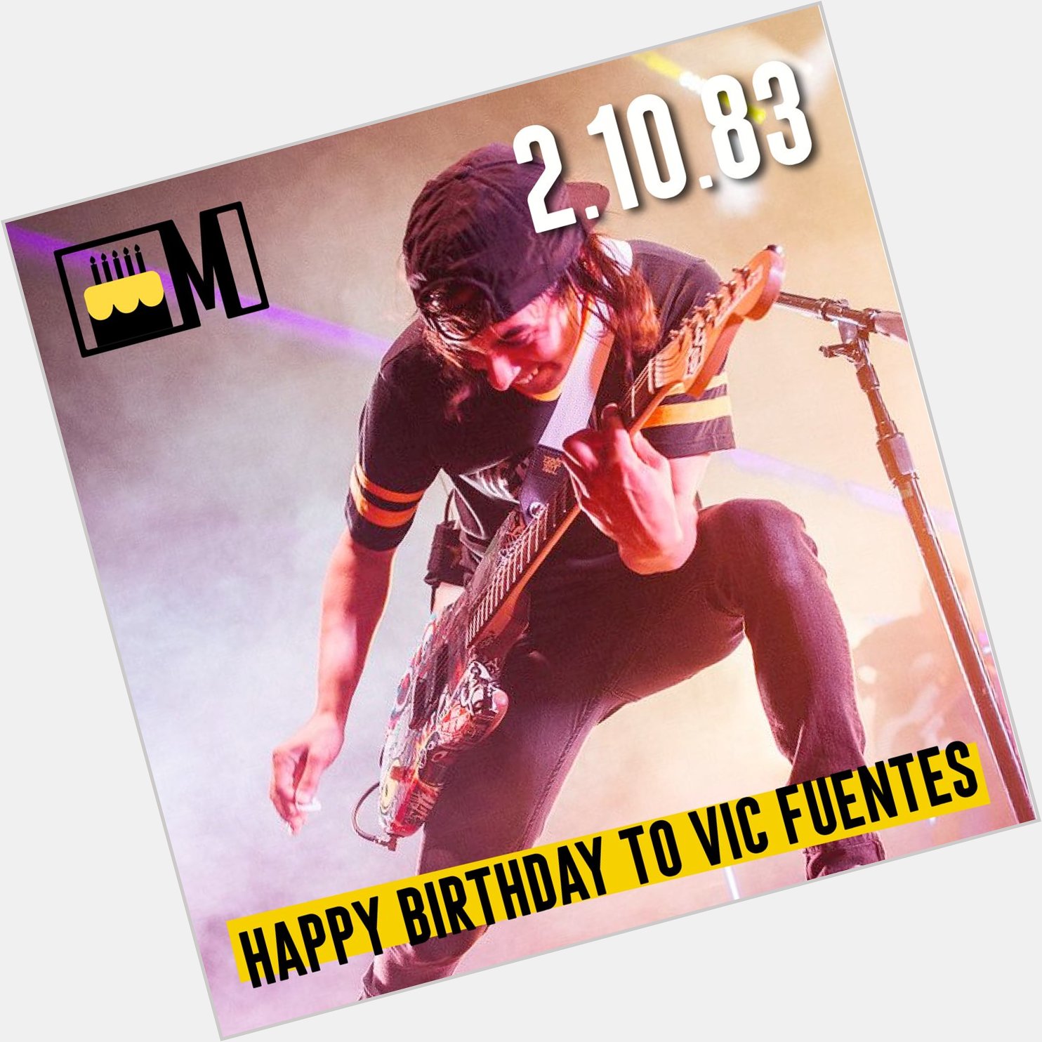 Happy Birthday Vic Fuentes! You are the King for Today! 