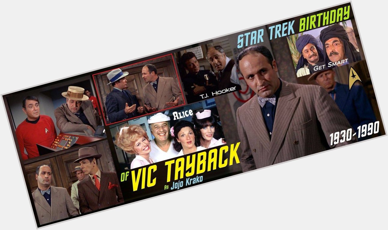 Happy TOSS Birthday, Jojo! Vic Tayback 