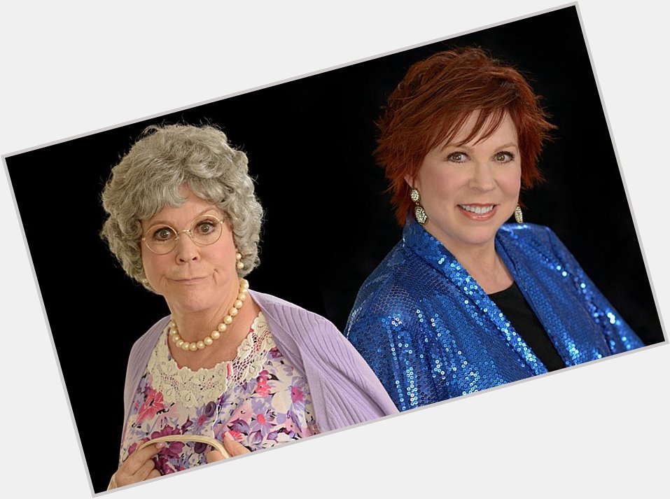 Wishing Vicki Lawrence (and friend) a happy birthday.  