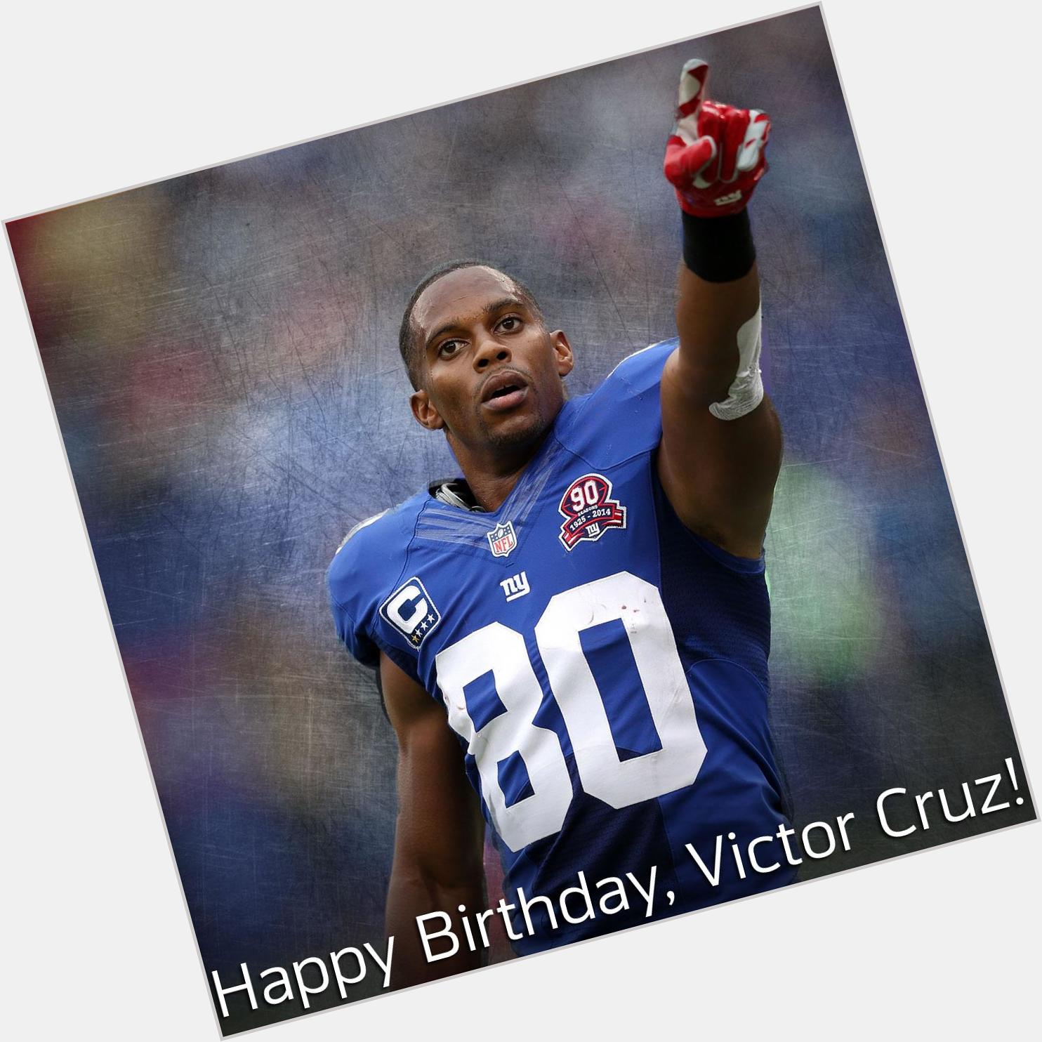 Happy Birthday to WR Victor Cruz! 