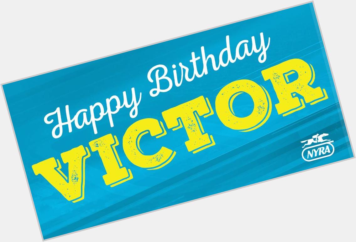 Happy Birthday to Victor Espinoza! Hope it is a great one, and we are excited to see you at 
