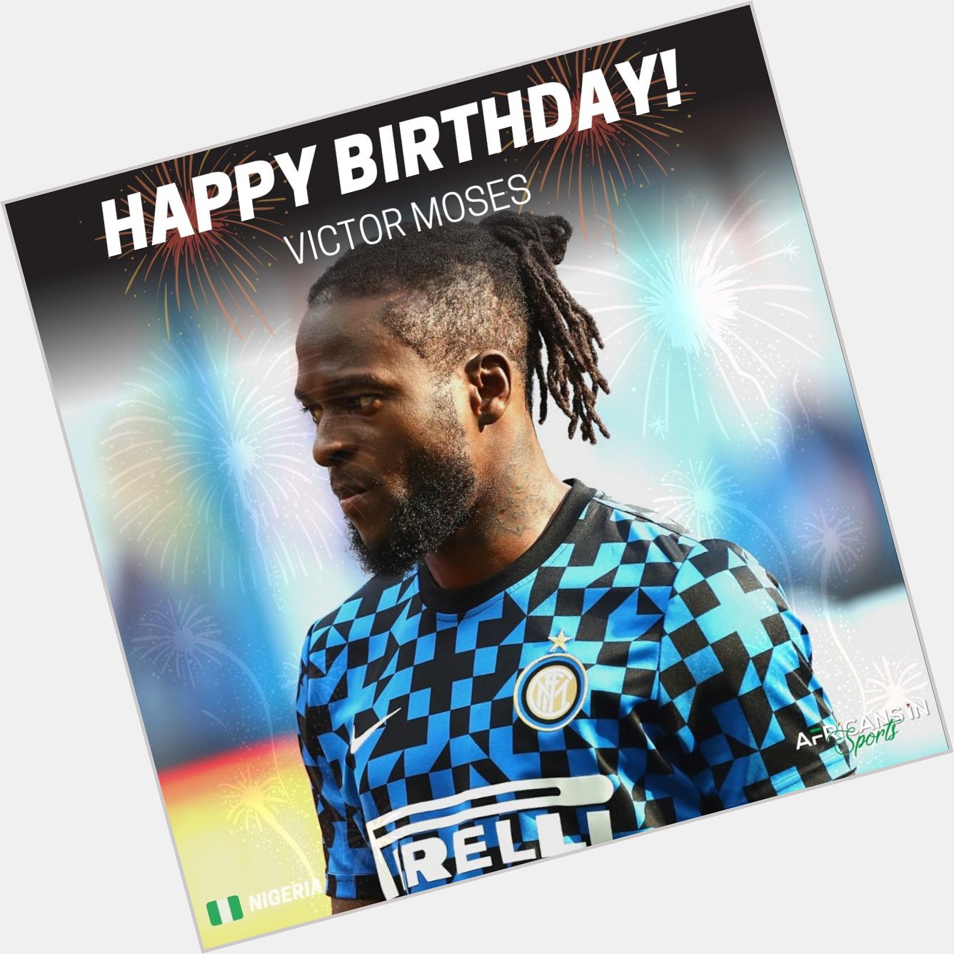 Happy birthday to Nigerian Professional Footballer, Victor Moses  -
Send him some love via the comment section 