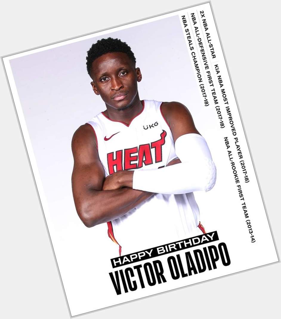Join us in wishing Victor Oladipo of the Miami Heat a HAPPY 29th BIRTHDAY!  