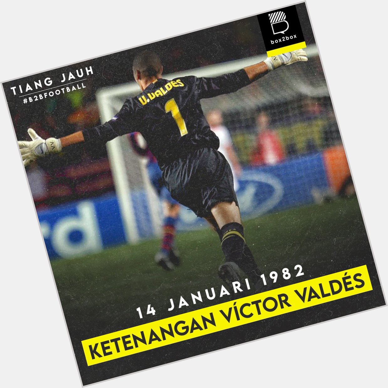 Happy Birthday, Victor Valdes!

Sang legenda tak terbantah milik Barcelona.  