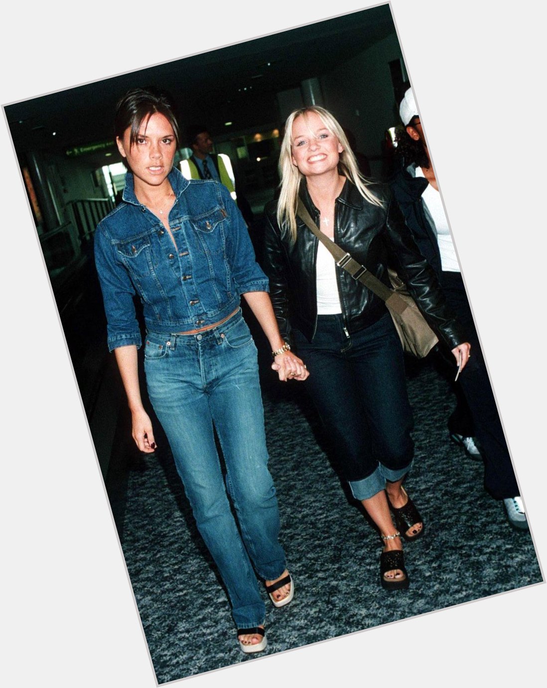 Double denim in 1998. Happy birthday to the fabulous, ever fashion-forward 