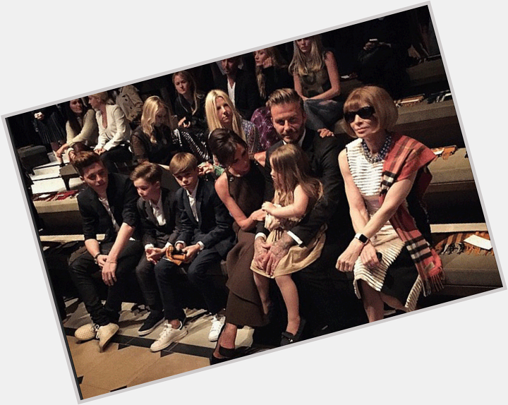 Happy 41st Birthday to Victoria Beckham who was looking fabulous on the FROW at Burberry  