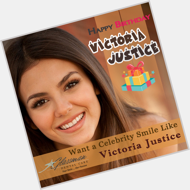 Happy Birthday Victoria Justice!!
Get Your Celebrity Smile like from  