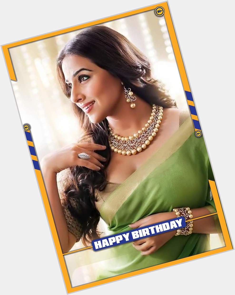 Happy birthday to the versatile Bollywood actress of Bollywood, Vidya Balan!!! 