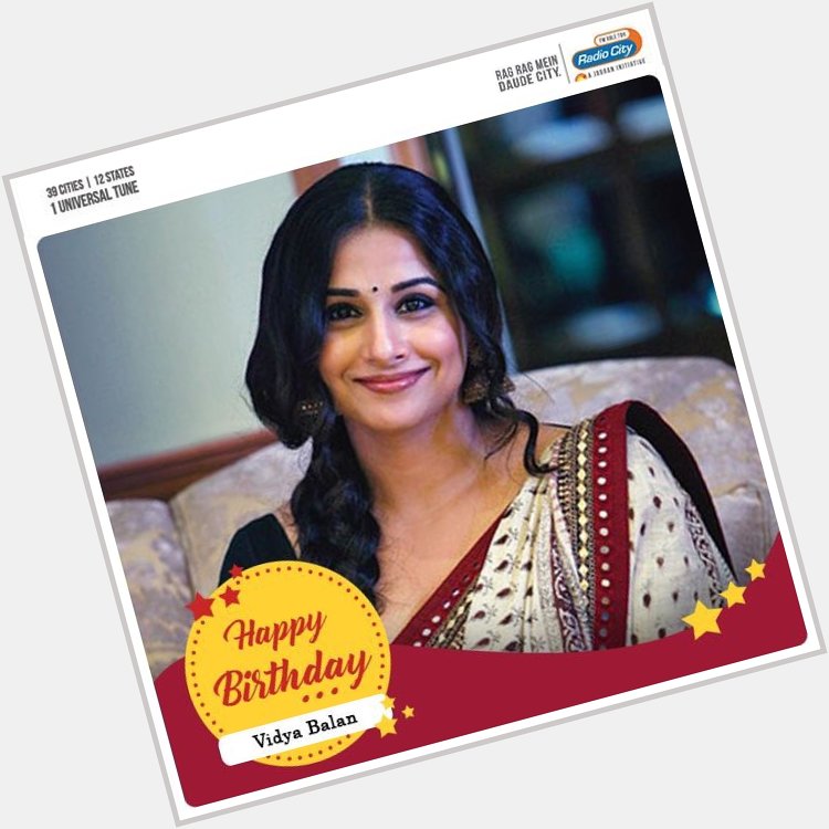 Wishing the beautiful Vidya Balan a very Happy Birthday! 