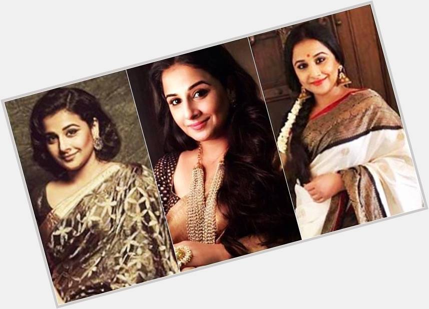 Happy Birthday, Vidya Balan: 5 beautiful sari moments of the actor from 2017  