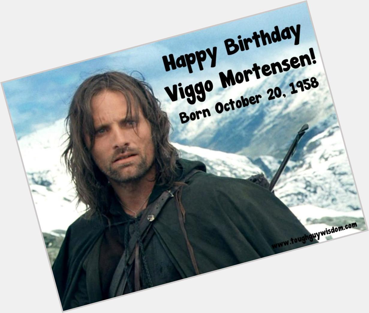 Happy 57th Birthday to Viggo Mortensen! 