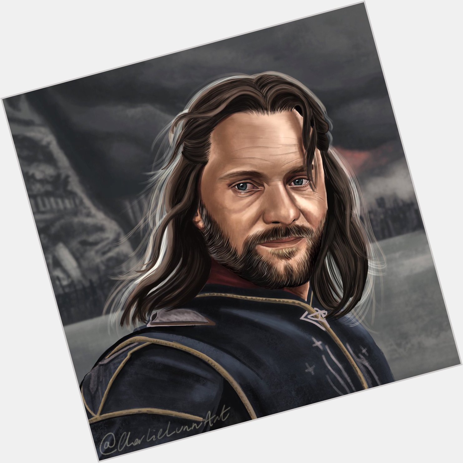 Happy birthday Viggo Mortensen  here s a picture of Aragorn I knocked up from Return Of The King 