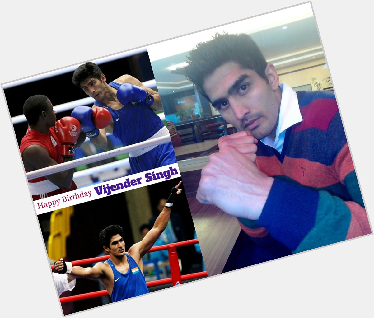 Wallpapers Drive Wishes a Very Happy Birthday To Indian Professional Boxer \"Vijender Singh\" 