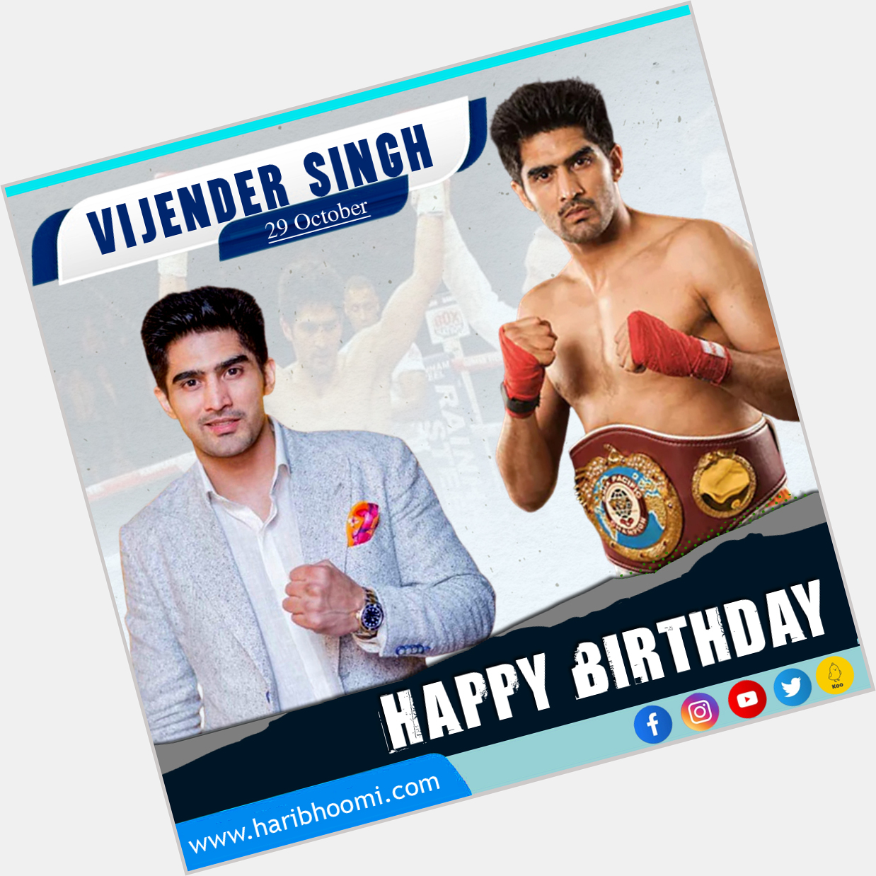 Happy Birthday Vijender Singh   