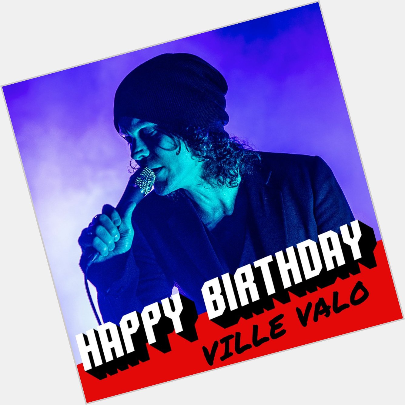 Happy 41st birthday to HIM\s Ville Valo!  