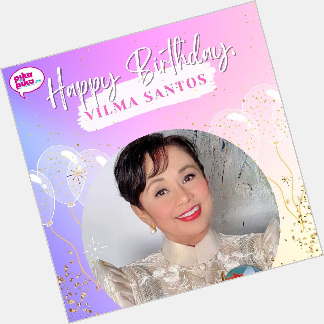 Happy birthday, Vilma Santos! May your special day be filled with love and cheers.    