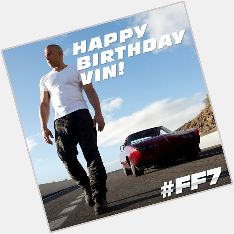 Kelewat -_-" Happy Birthday, Vin Diesel! 
