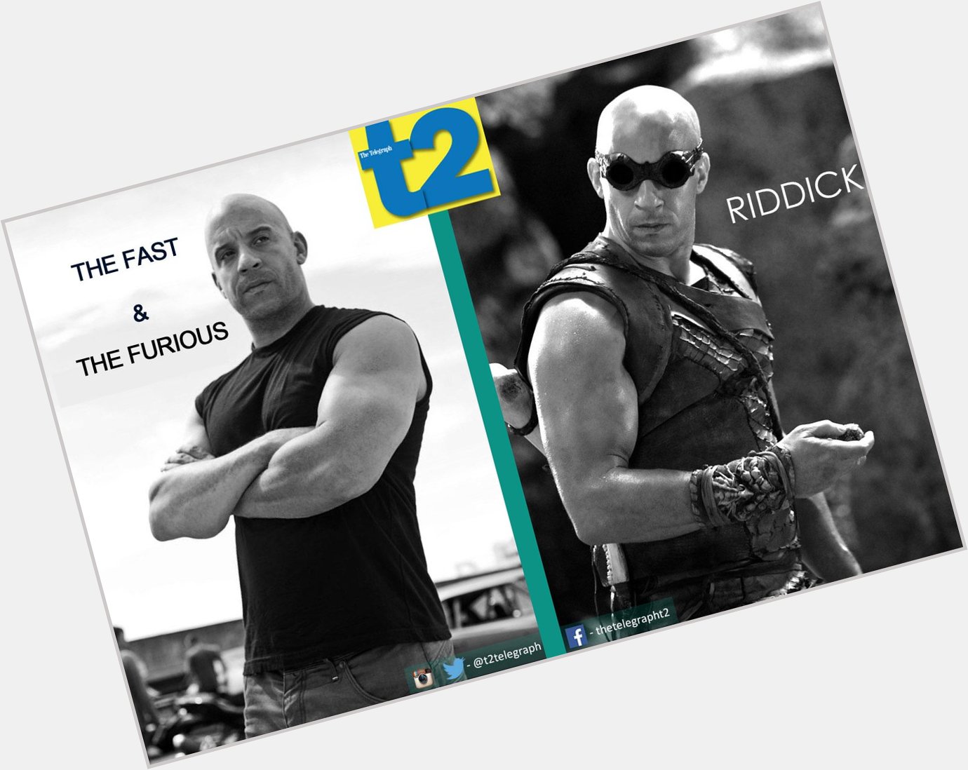 Happy birthday Dominic Toretto or Riddick which Vin Diesel role is your favourite? 