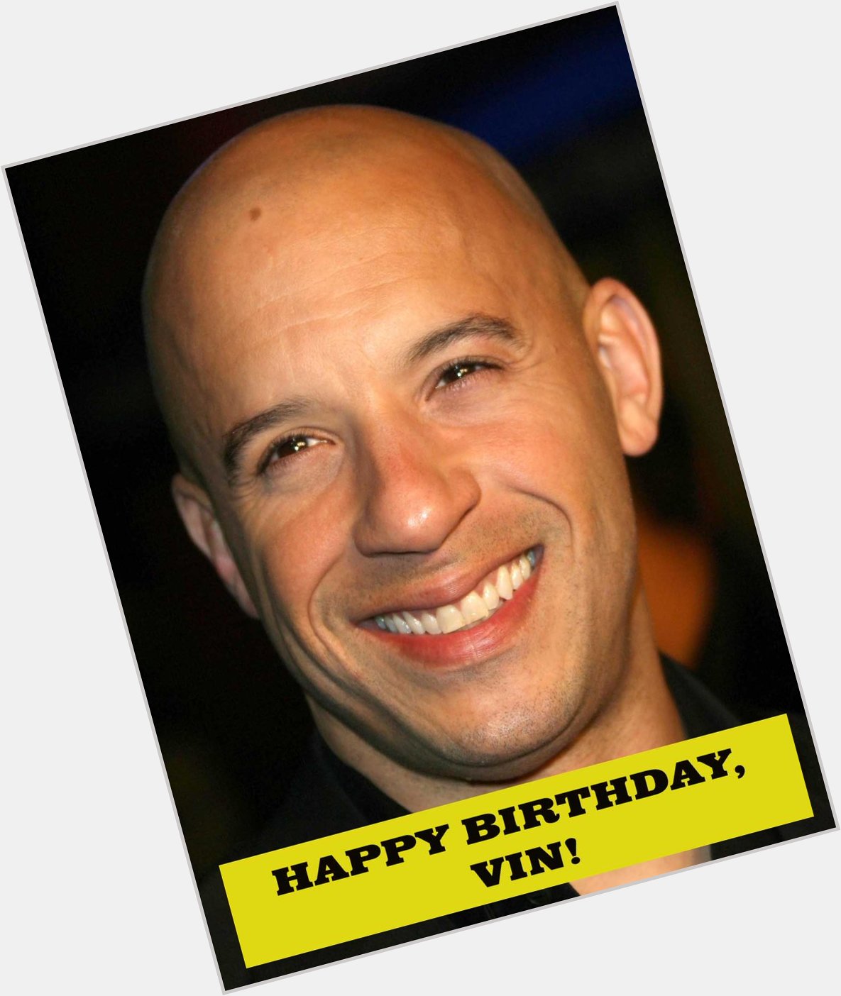 Happy Birthday to Mr. Fast & Furious himself, Vin Diesel! 